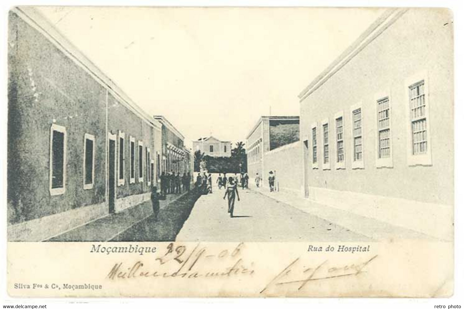 Cpa Mozambique - Moçambique - Rua Do Hospital   ( S.4853) - Mozambique