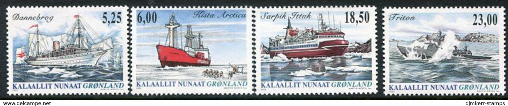 GREENLAND 2005 Shipping IV MNH / **.  Michel 441-44 - Unused Stamps