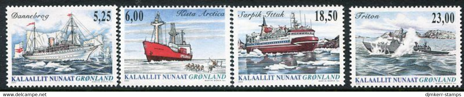 GREENLAND 2005 Shipping IV MNH / **.  Michel 441-44 - Ungebraucht