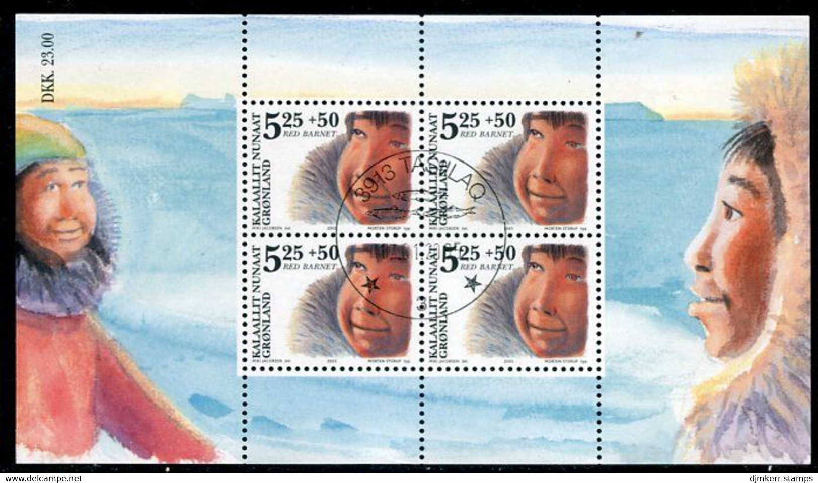 GREENLAND 2005 50th Anniversary Of Save The Children Block Used.  Michel Block 31 - Used Stamps