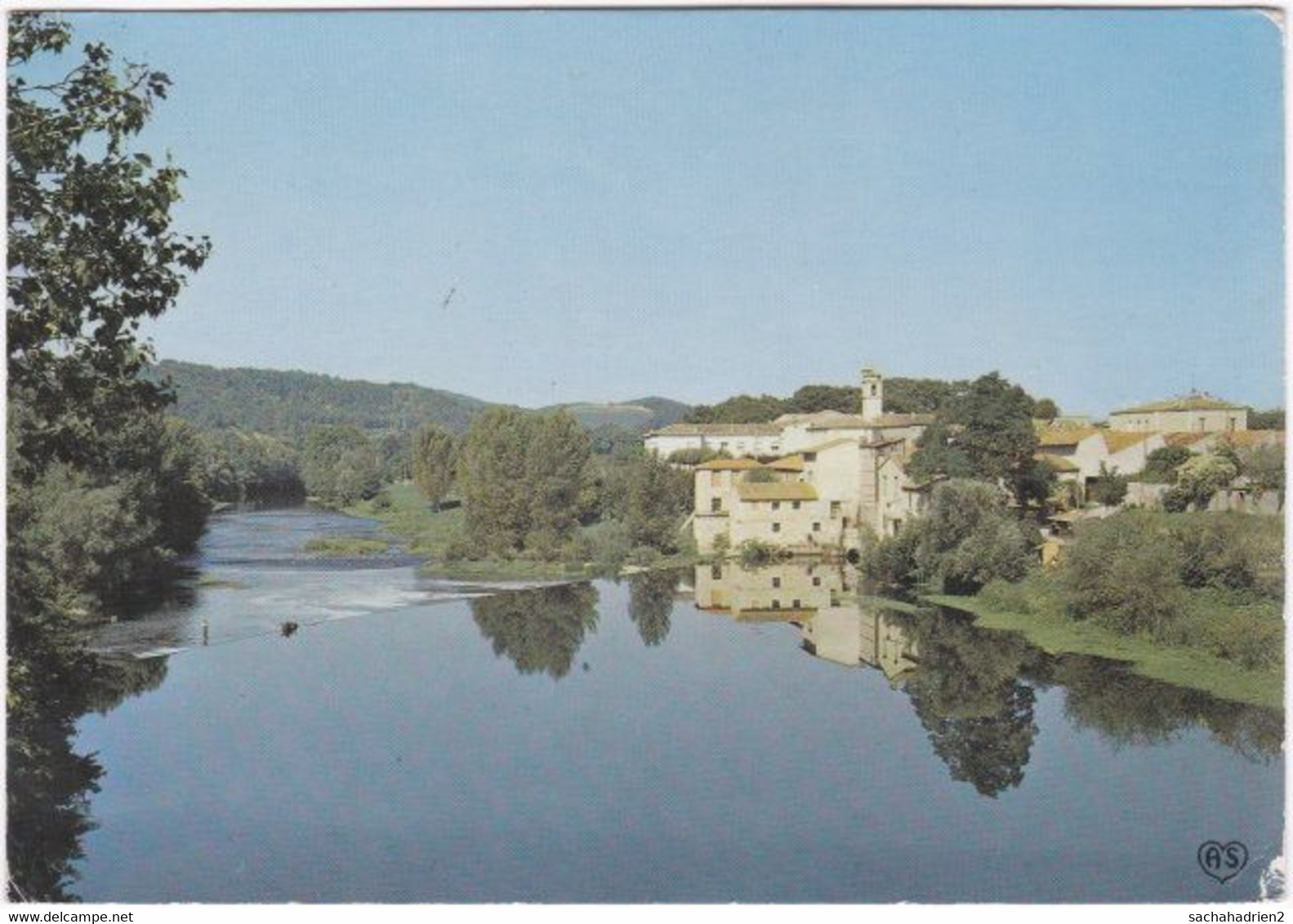 81. Gf. VIELMUR. Vue Générale Sur L'Agout. 100 - Vielmur Sur Agout