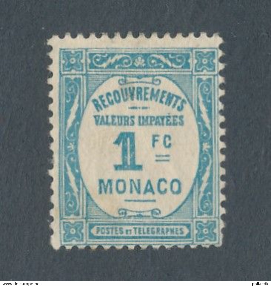 MONACO - TAXE N° 27 NEUF* AVEC CHARNIERE - 1932 - Strafport