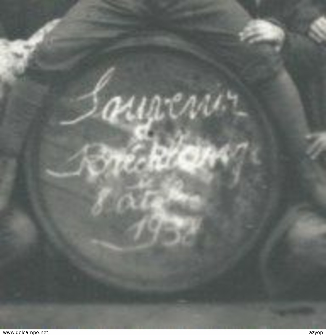 57 - BRECHLINGEN - BRECKLANGE / HINCKANGE Près BOULAY - Carte Photo - Soldats Français - 1938 Sur Le Tonneau - Otros & Sin Clasificación