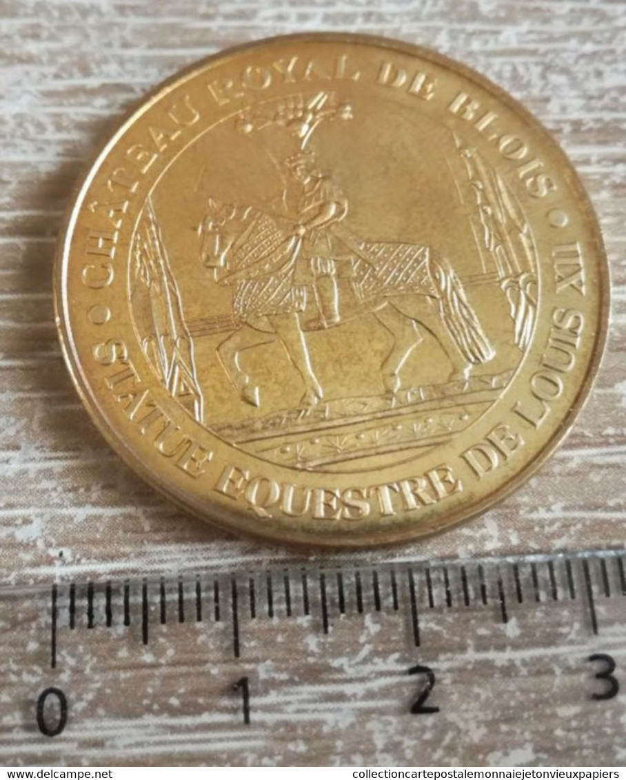 41 BLOIS CHÂTEAU ROYAL STATUE DE LOUIS XII MDP 2015 MÉDAILLE MONNAIE DE PARIS JETON TOURISTIQUE En L Etat Sur Les Photos - 2015