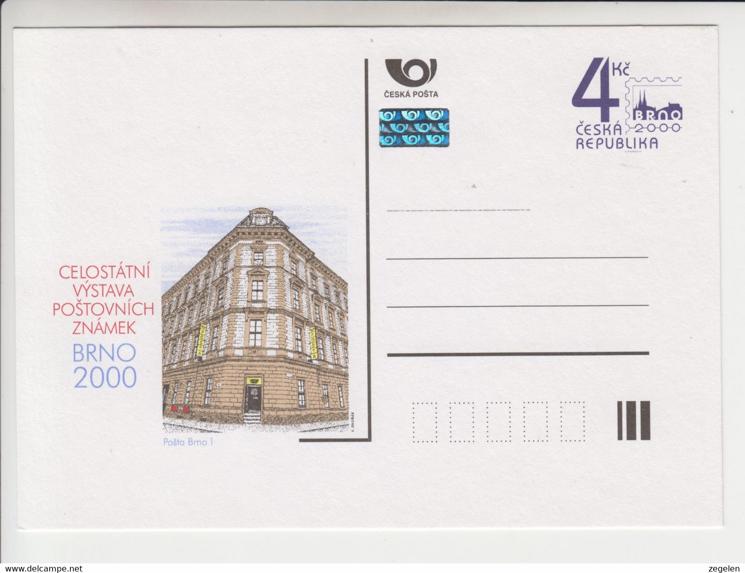 Tsjechië Michel-Ganzsachen Korrespondentiekaart Postkaart P50 Ongebruikt - Ohne Zuordnung