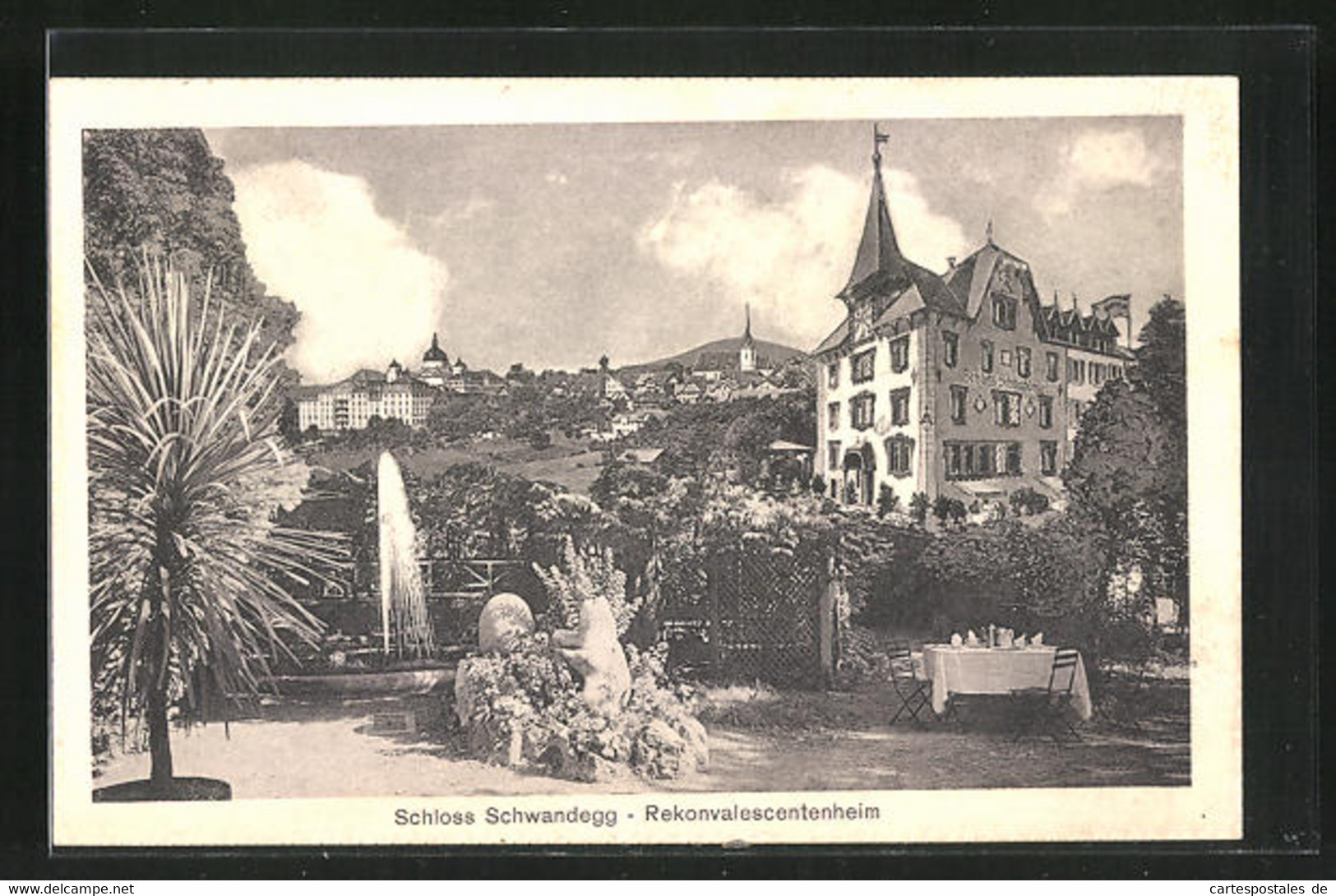 AK Waltalingen, Schloss Schwandegg, Rekovalescentenheim - Egg