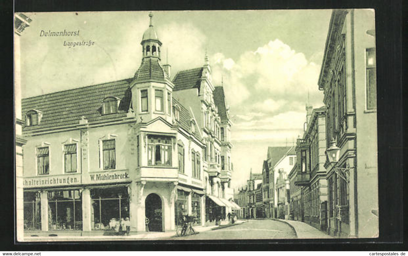 AK Delmenhorst, Blick In Die Langestrasse - Delmenhorst