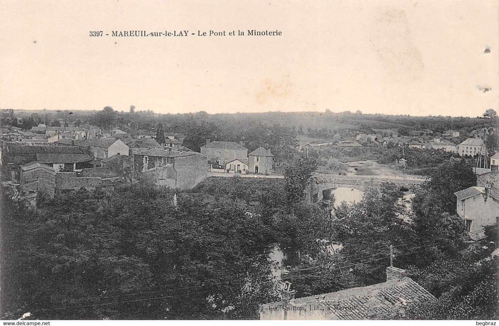 MAREUIL SUR LAY      PONT ET MINOTERIE - Mareuil Sur Lay Dissais