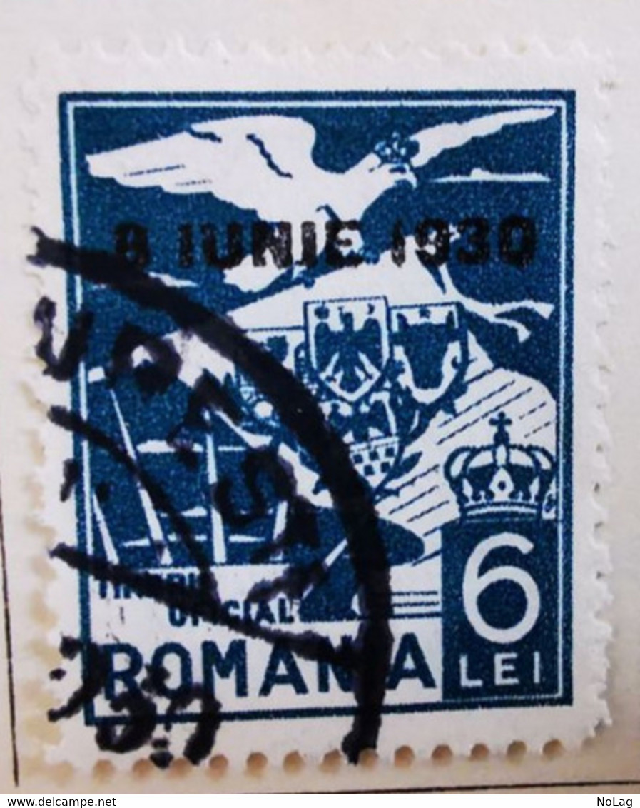 Roumanie - 1929-30_ Y&T Timbres De Service N°3-4-6-7-13-14-17  - Oblitérés - Servizio