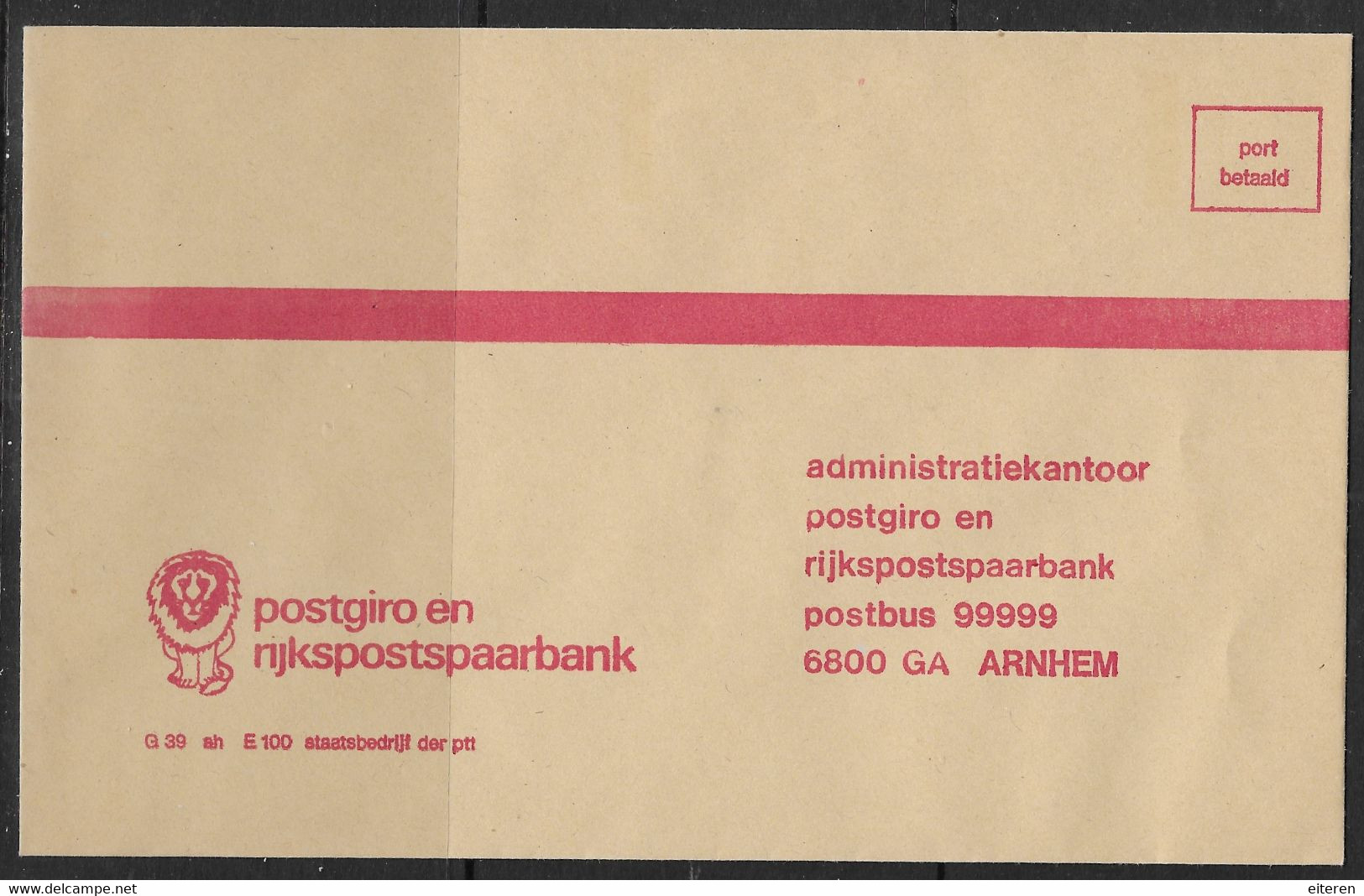 Andere & zonder classificatie - 20 giro-enveloppen postgiro/rijkspostspaarbank/postbank Arnhem