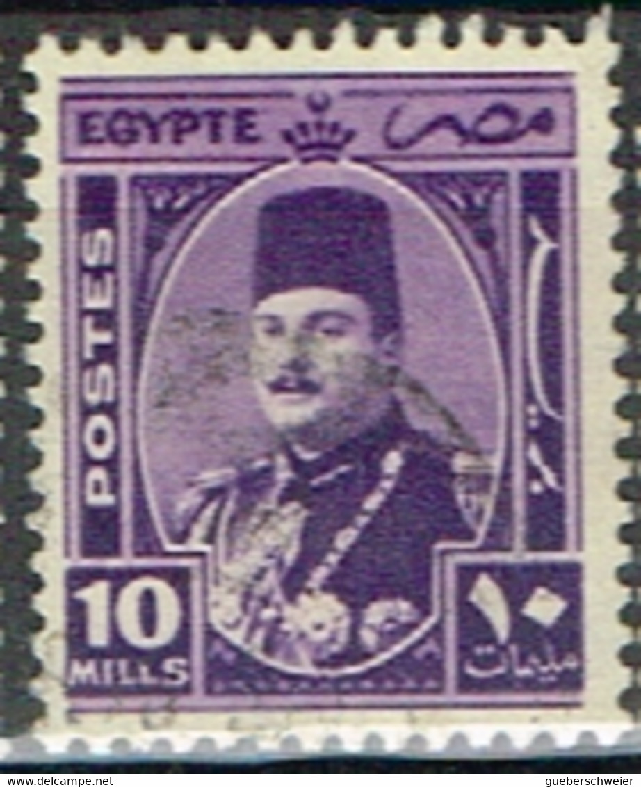 ED 15 - EGYPTE N° 228 Obl. Roi Farouk - Usados