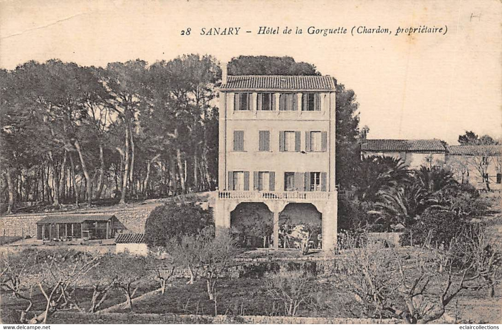 Sanary Sur Mer       83        Hôtel De La Gorguette  . Chardon Propriétaire     (voir Scan) - Sanary-sur-Mer