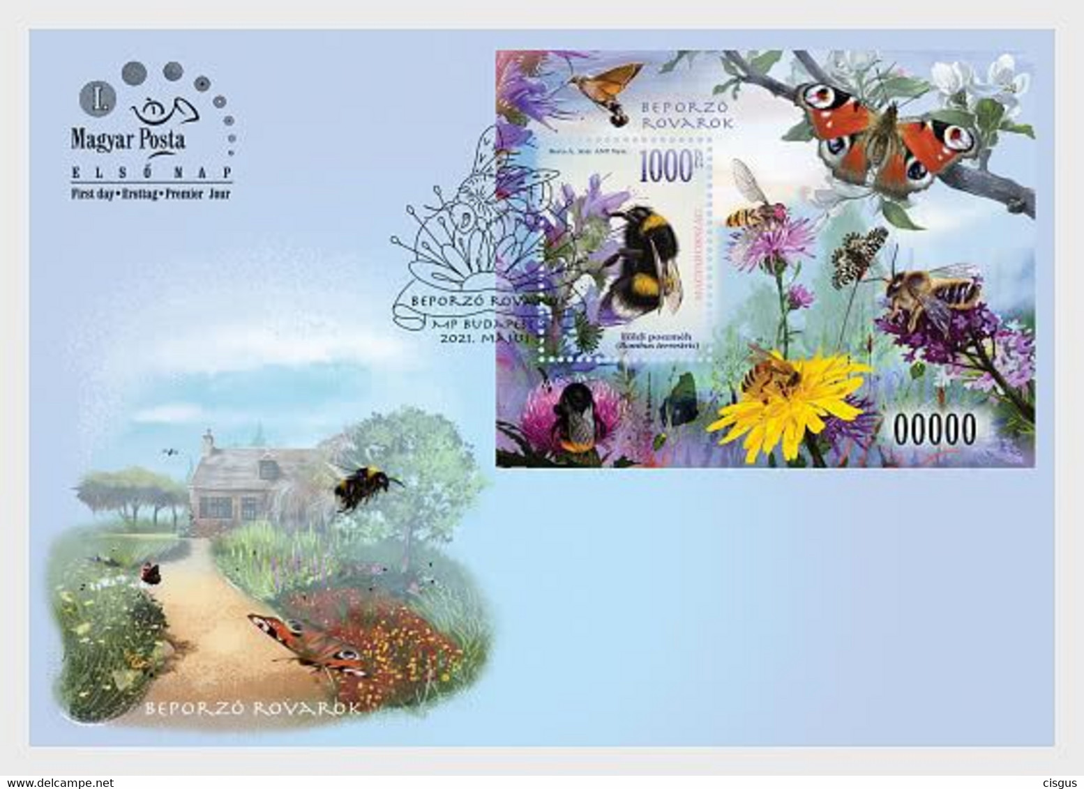 Hungary Ungarn MNH ** 2021  Pollinating Insects FDC - Unused Stamps