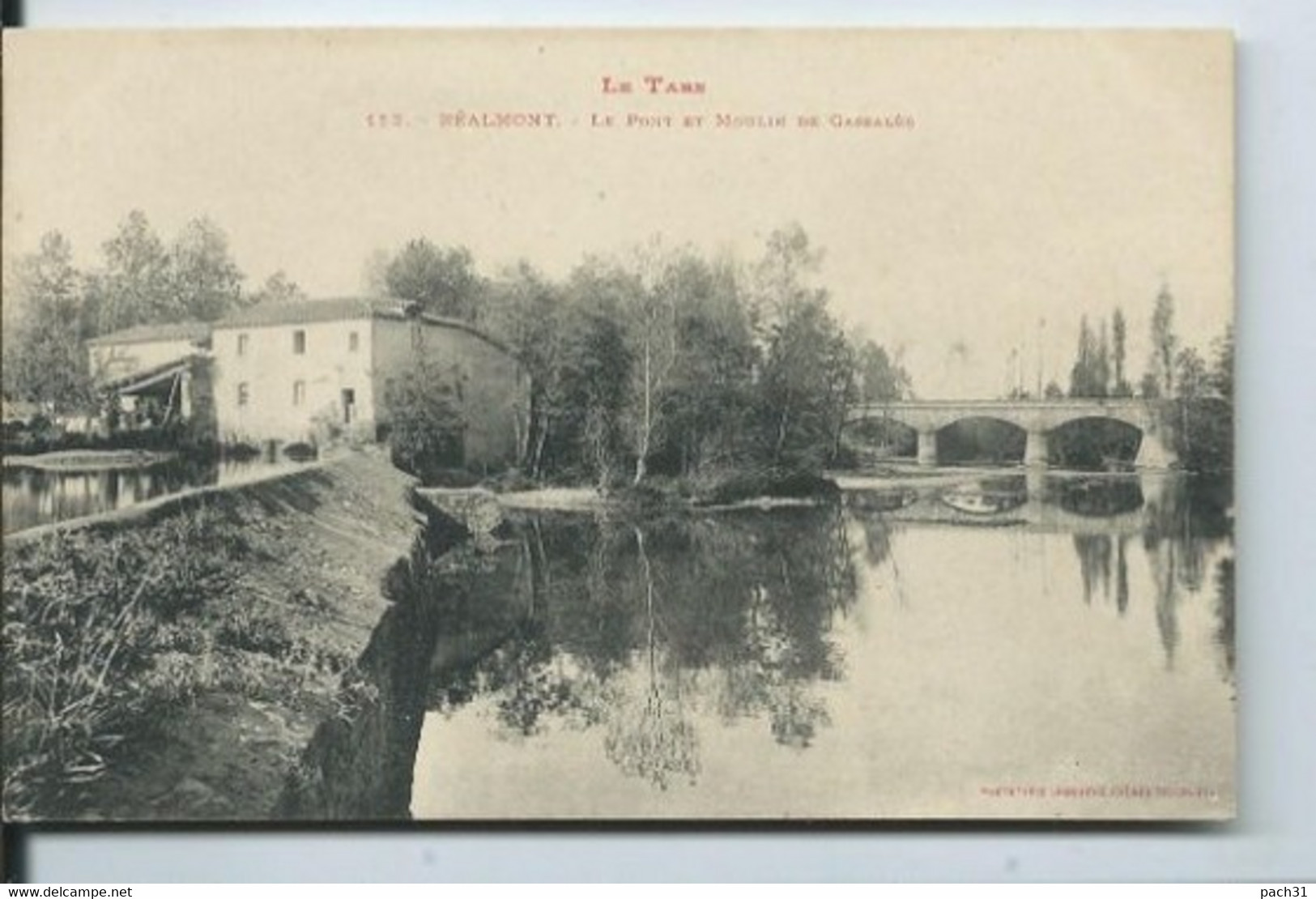 Réalmont  Tarn   Le Pont Et Moulin De Gassalés - Realmont