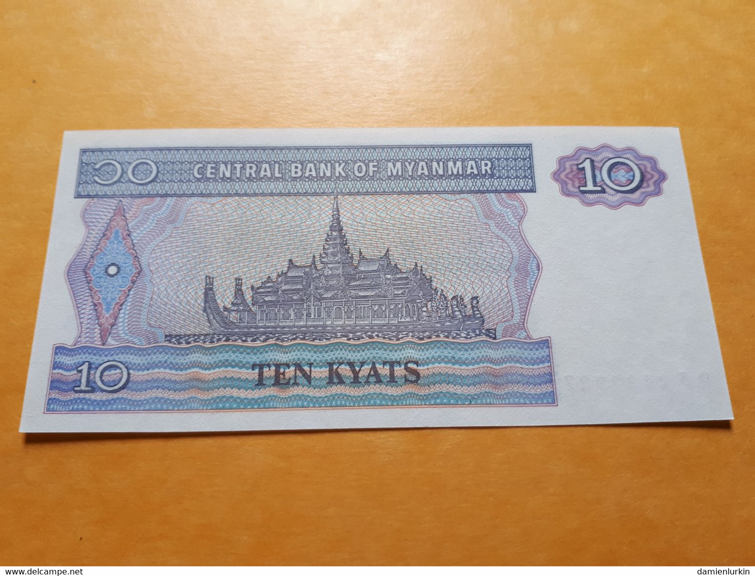 MYANMAR 10 KYATS 1996-97 BILLET NEUF - Myanmar