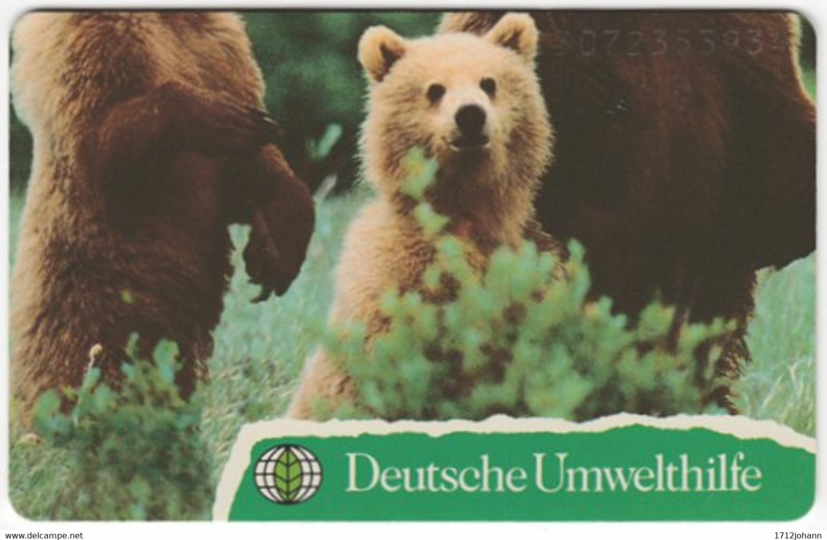 GERMANY O-Serie B-102 - 109 07.93 - Animal, Bear - MINT - O-Series : Customers Sets