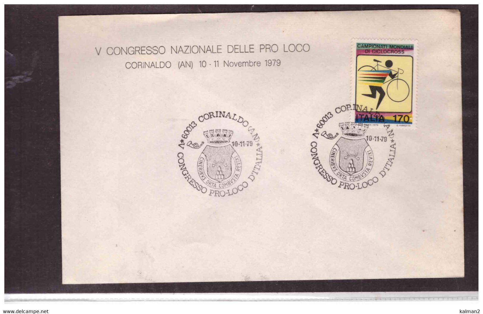 TEM13439   -  CORINALDO  10.11.1979    /   V° CONGRESSO PRO-LOCO D'ITALIA - Unclassified