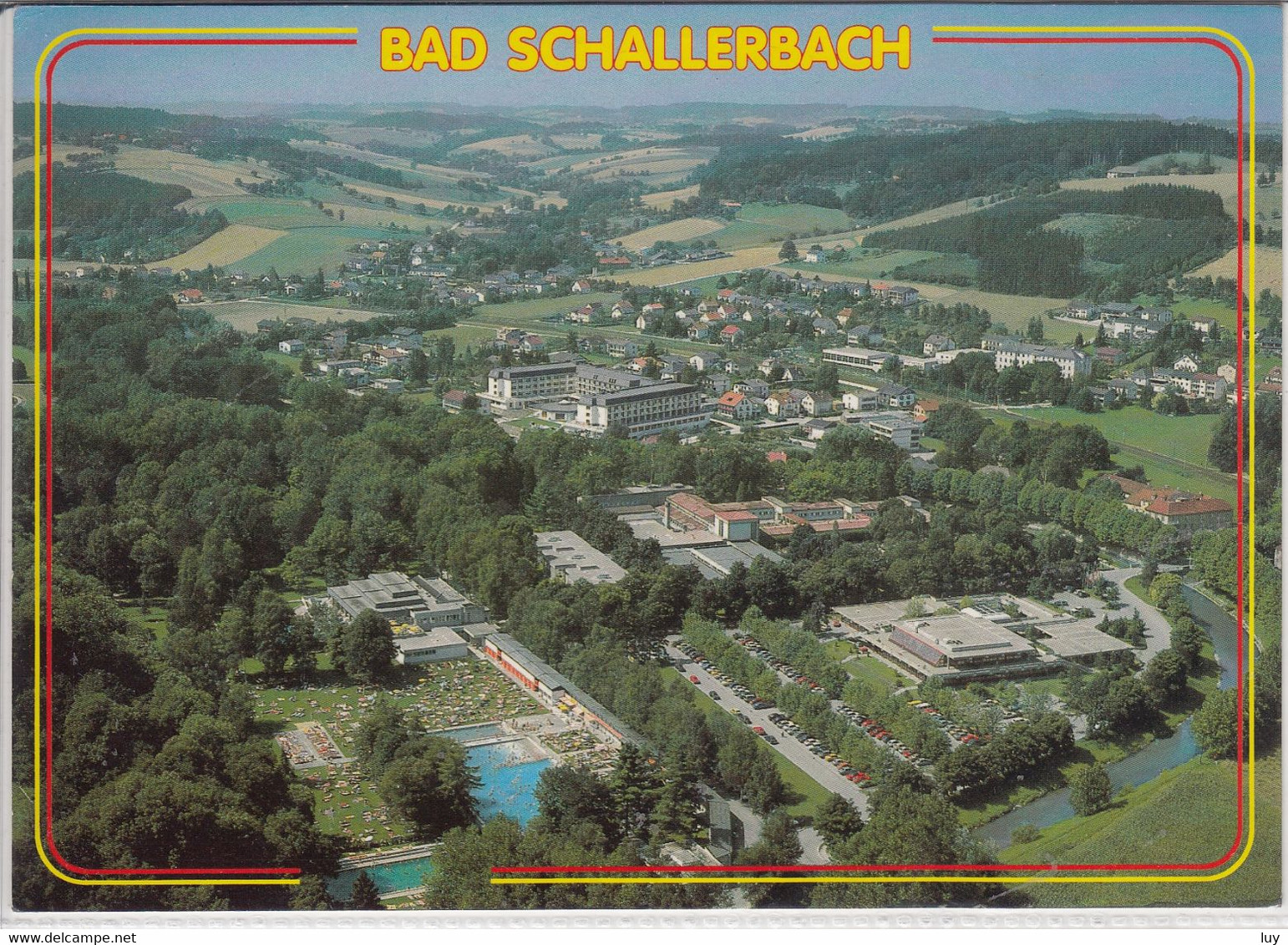 BAD SCHALLERBACH - Luftbild, Fliegeraufnahme,  Sondermarke Tauernautobahn,  Nice Stamp - Bad Schallerbach