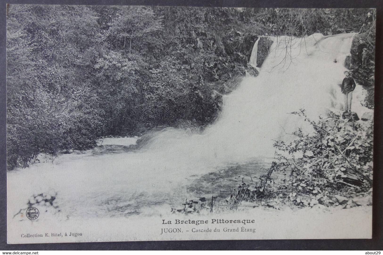 CPA 22 JUGON - Cascade Du Grand Etang - Collection Bitel - Ref. I 133 - Jugon-les-Lacs