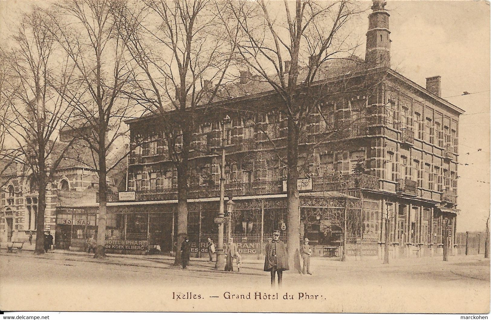 IXELLES (1050): Grand Hôtel Du Phare, Café-Restaurant, 263 Bvd Militaire. F. Bas-Wyvekens Propriétaire. Petite Animation - Cafés, Hôtels, Restaurants
