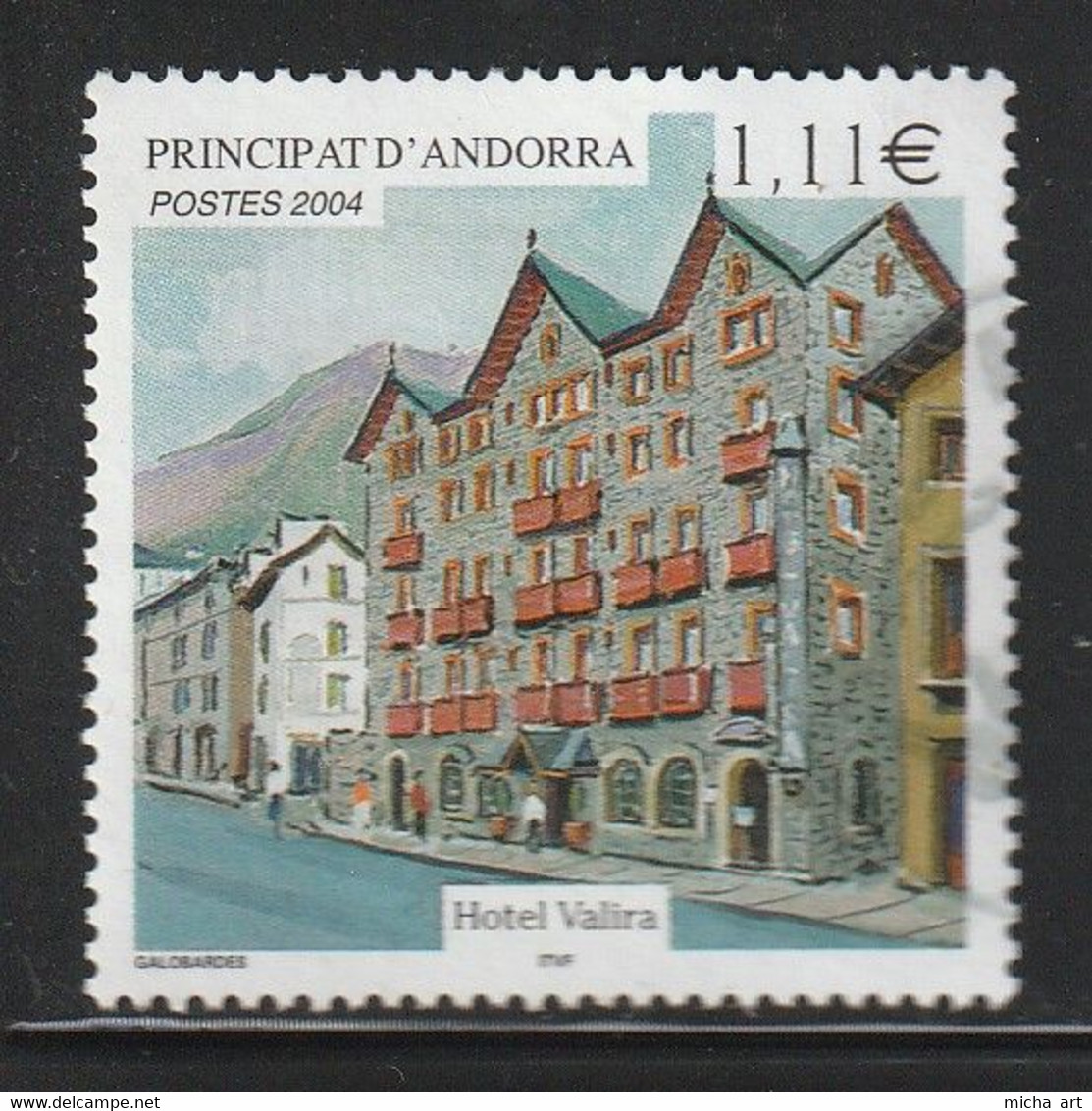 French Andorra 2004 Hotel Valira Used F0306 - Used Stamps