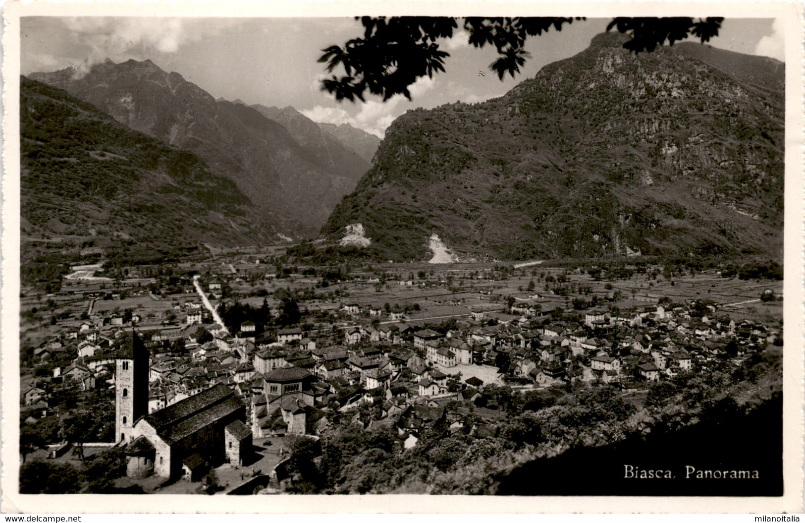 Biasca - Panorama (246) * 12. 8. 1949 - Biasca