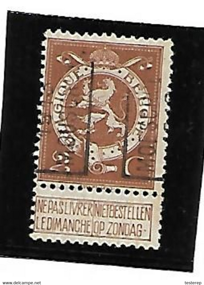 Preo  MOUSCRON / MOESCROEN  1913  Type A ( N°2230 ) 2 Ct Leeuw - Autres & Non Classés