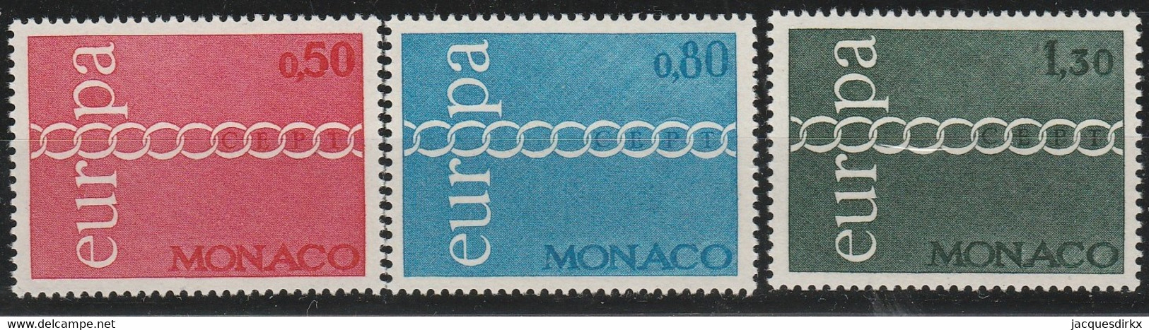 Monaco    .   Y&T    .    863/865       .    *   .  Neuf  Avec Charnière   .    /    .  Mint-hinged - Unused Stamps