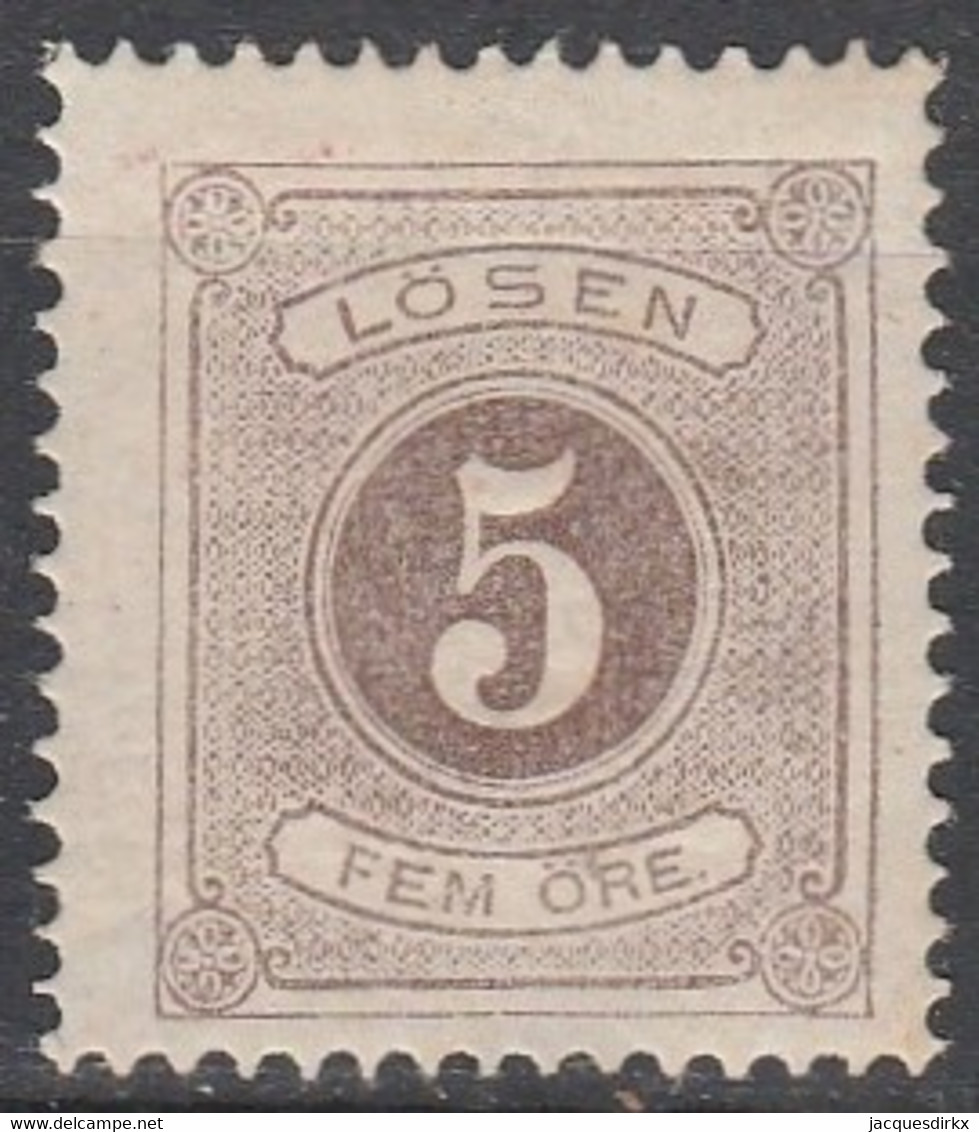 Suède      .   Y&T    .    Taxe 3B  . Perf. 14  (2 Scans)     .    *    .  Neuf Avec Gomme    .    /    .  Mint-hinged - Postage Due
