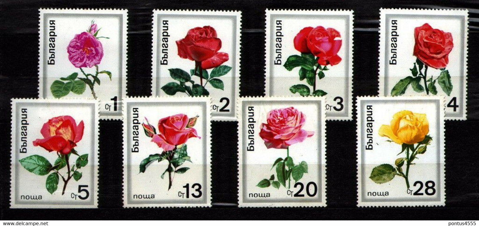 Bulgaria 1970 Mi 1999-2006 Roses - MLH - Other & Unclassified