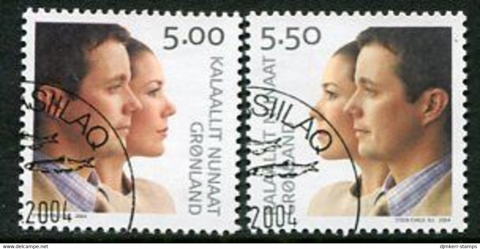 GREENLAND 2004 Wedding Of Crown Prince Used.  Michel 416-17 - Used Stamps