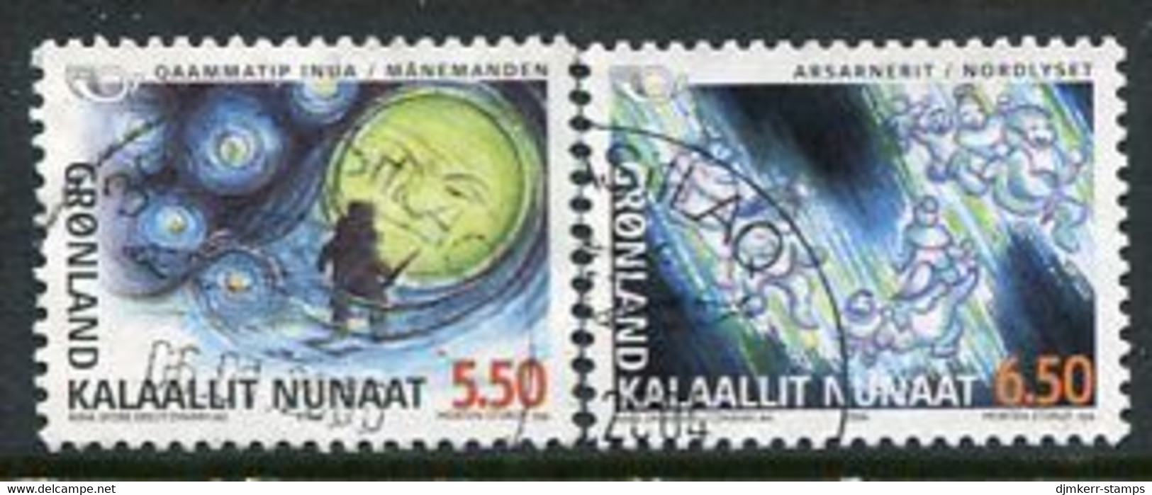 GREENLAND 2004 Nordic Myths  Used.  Michel 414-15 - Used Stamps