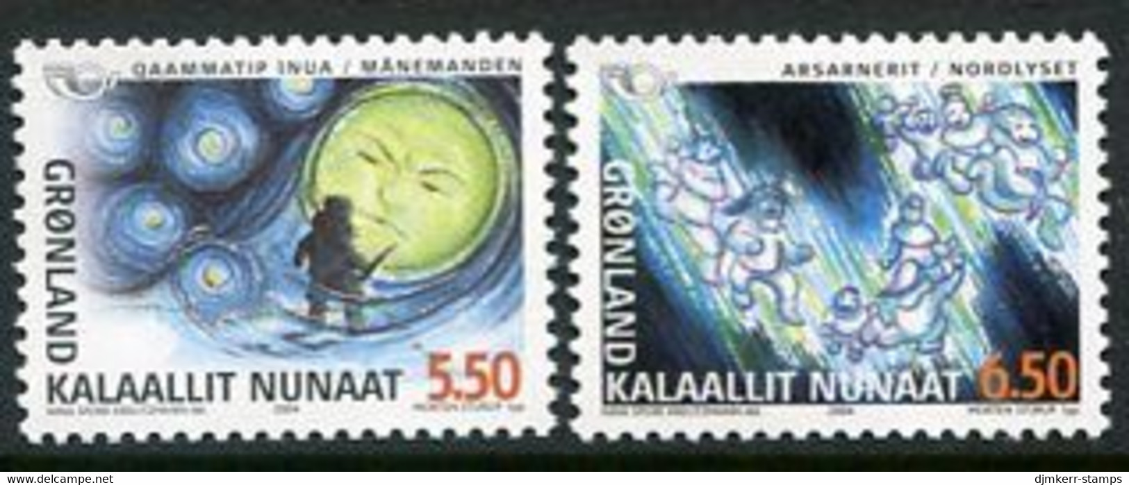 GREENLAND 2004 Nordic Myths  MNH / **.  Michel 414-15 - Unused Stamps