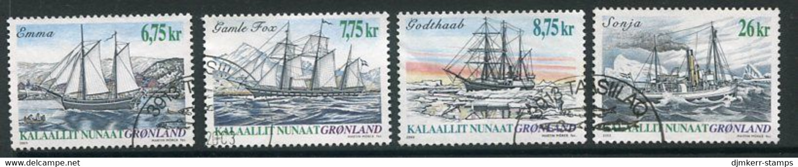 GREENLAND 2003 Shipping II  Used.  Michel 407-10 - Used Stamps