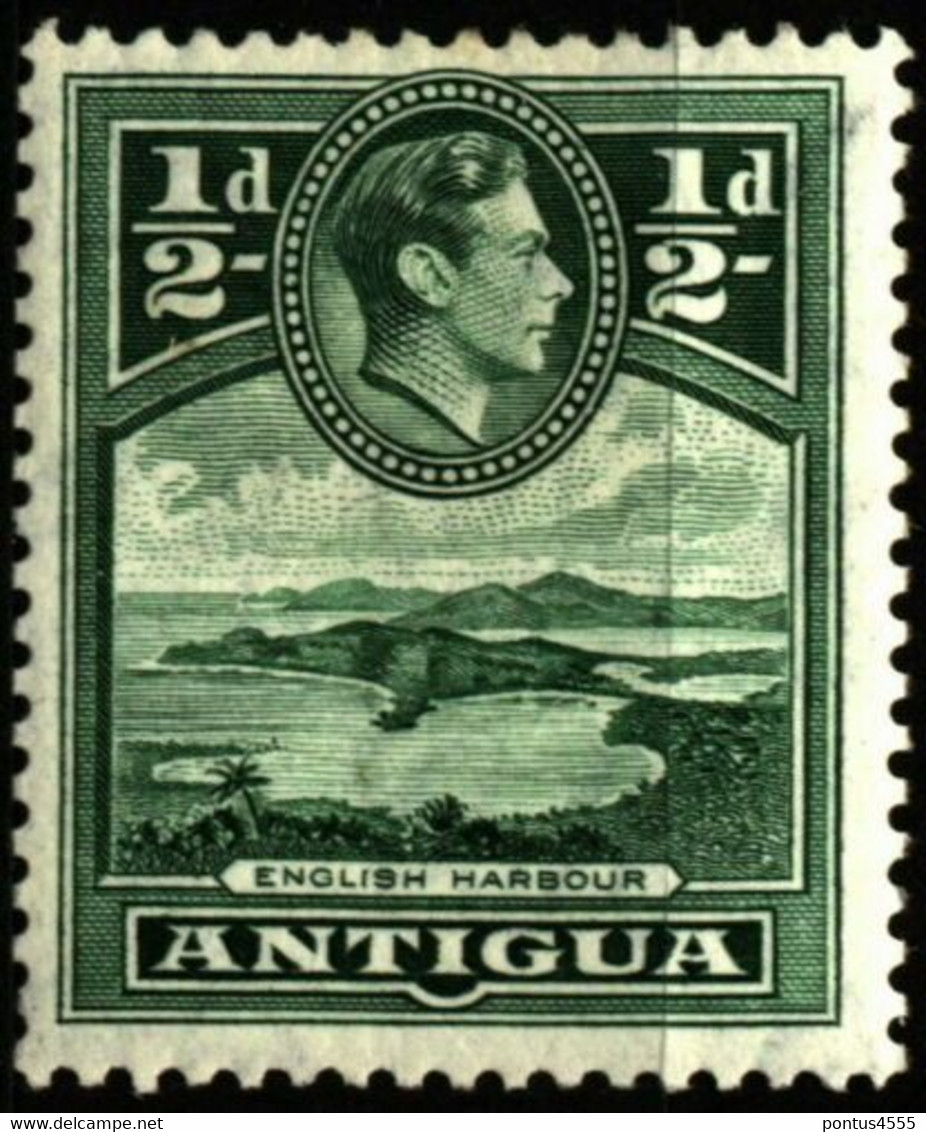 Antigua 1938 Mi 78 English Harbour MH - Other & Unclassified