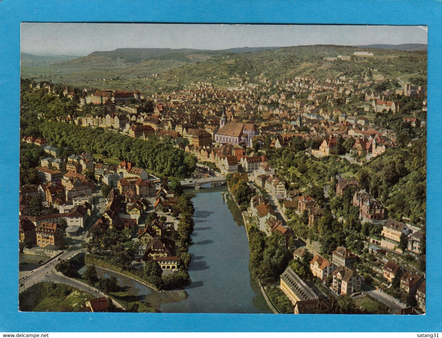 CARTE POSTALE DE TÜBINGEN AVEC CACHET "POSTE AUX ARMEES" 1967. - Bolli Militari A Partire Dal 1900 (fuori Dal Periodo Di Guerra)