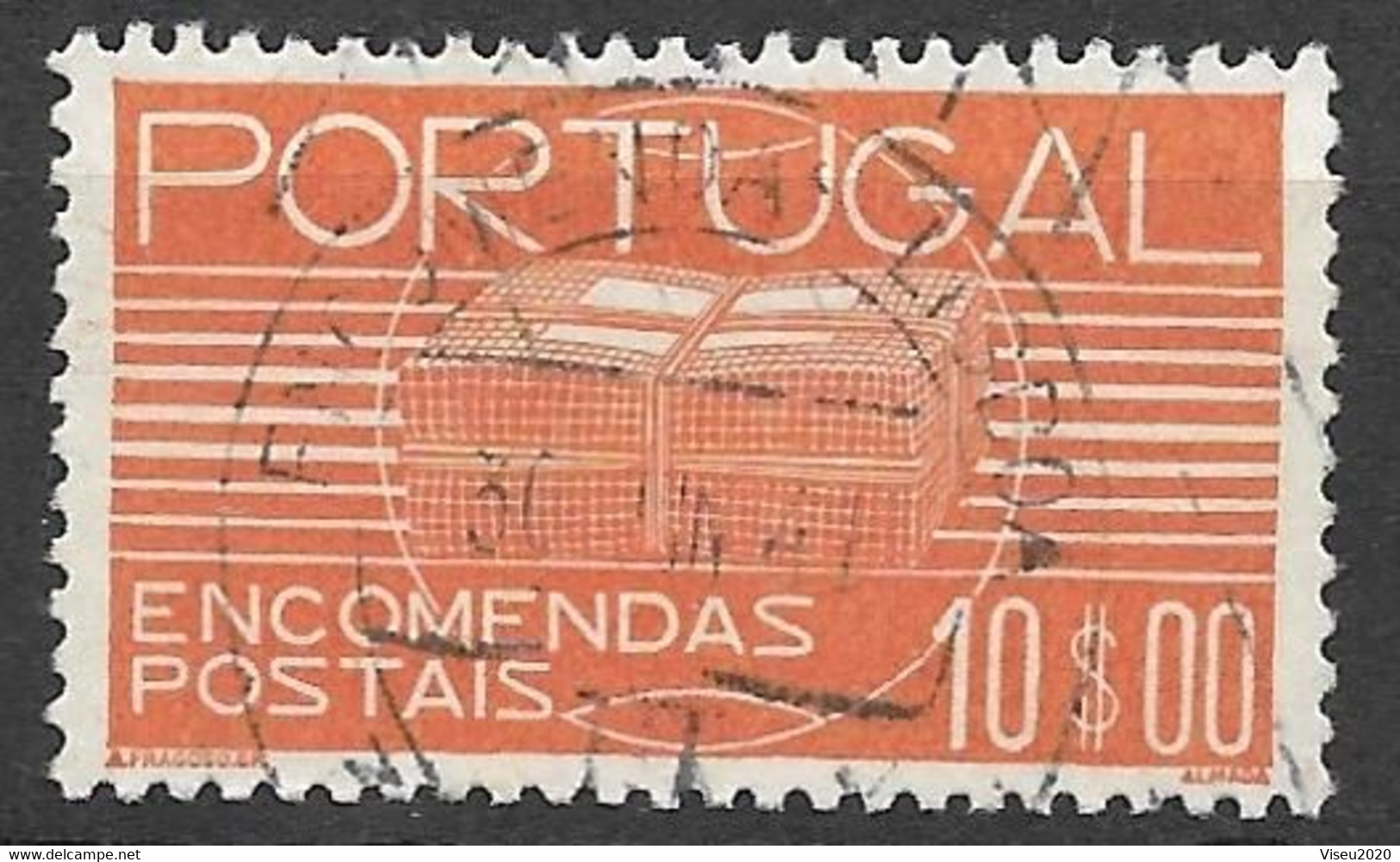 Portugal - 1936 Encomendas Postais - 10$00 - Afinsa 25 - Usati