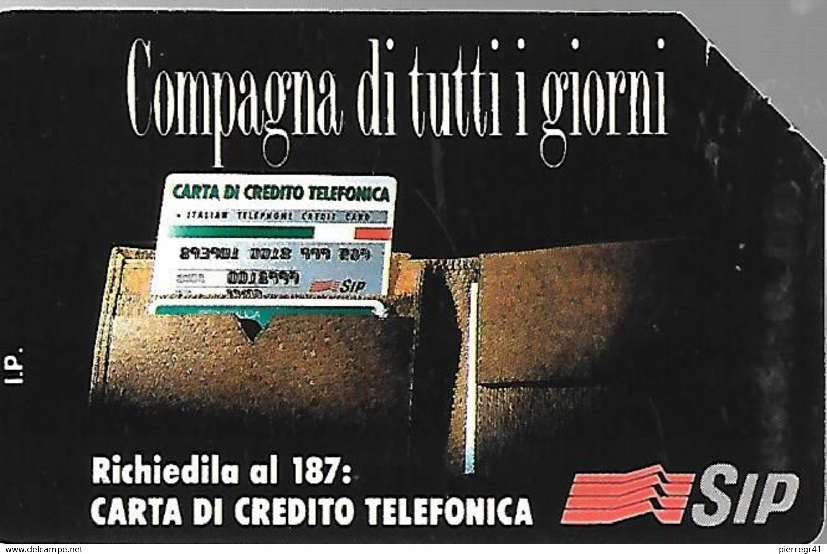 CARTE -ITALIE-Serie Pubblishe Figurate-Campagna-212-Catalogue Golden-2000L/30/12/95-Man -Utilisé-TBE-RARE - Public Precursors