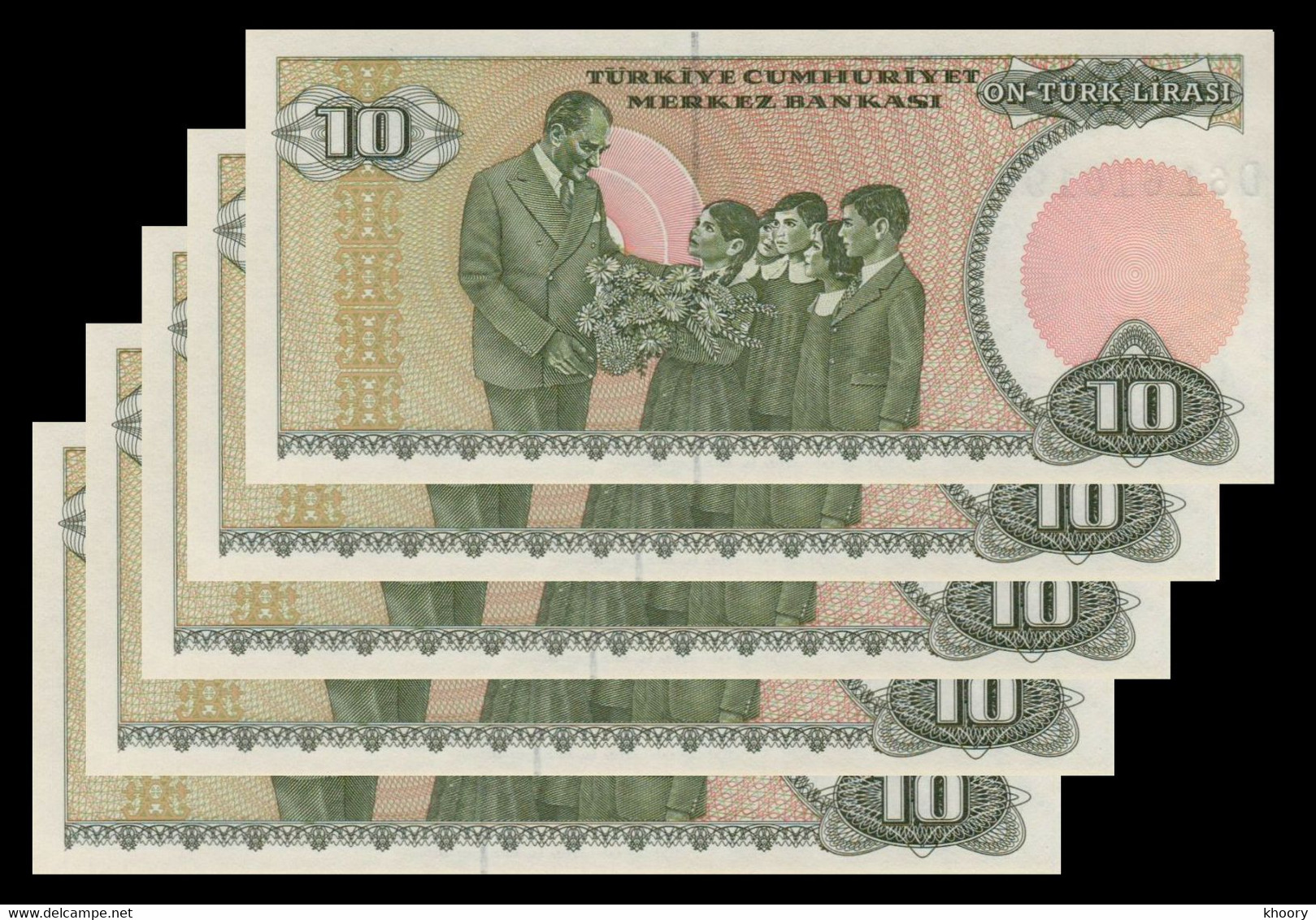 Turkey 10 1984 UNC P-193/1 X (5Pc's) - Turkey