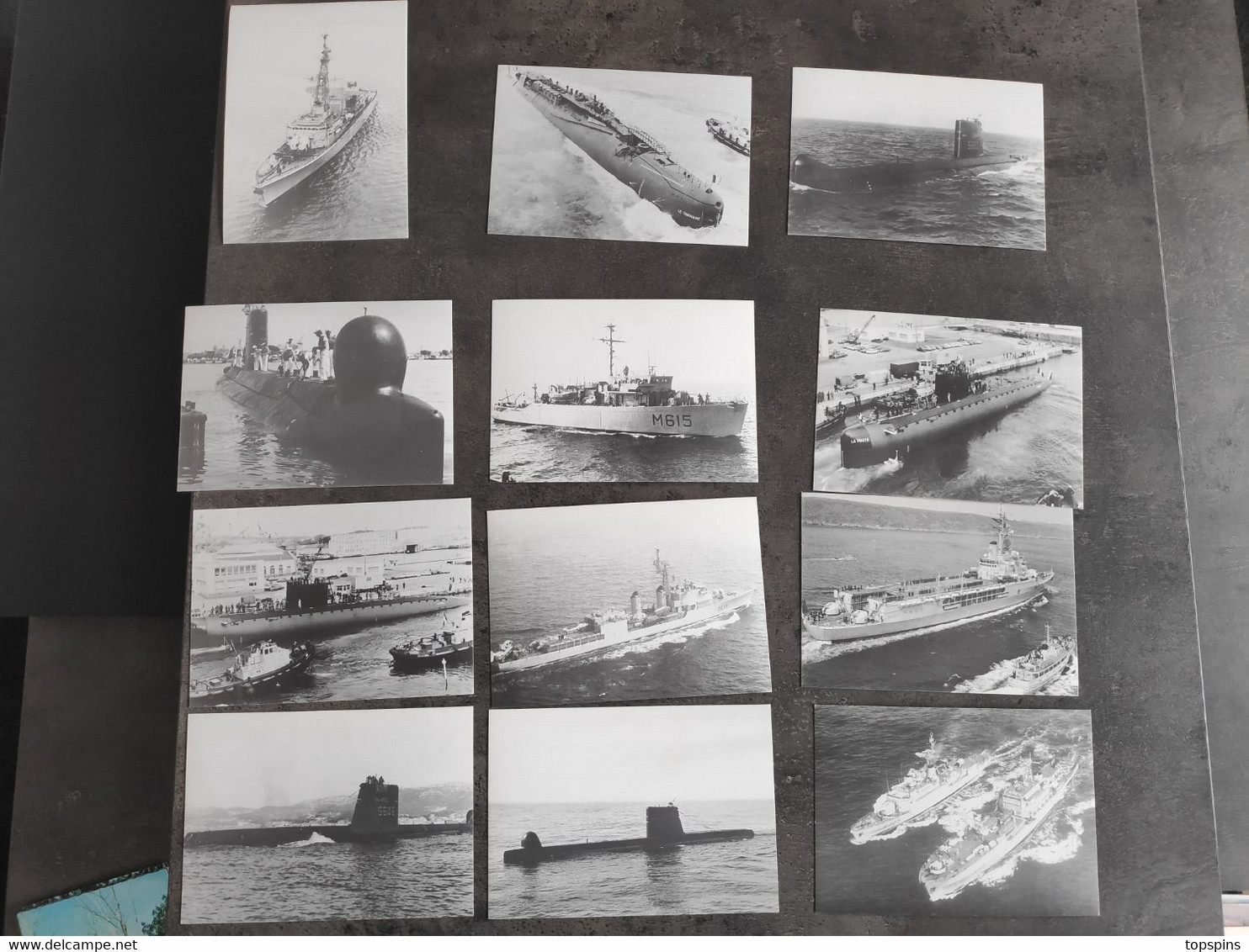 ED ACC LOT 12 CARTE POSTALE CP BATEAU GUERRE SOUS MARIN PSYCHE TONNANT PRAYA JUNON GALATEE VENUS TBE - Submarinos