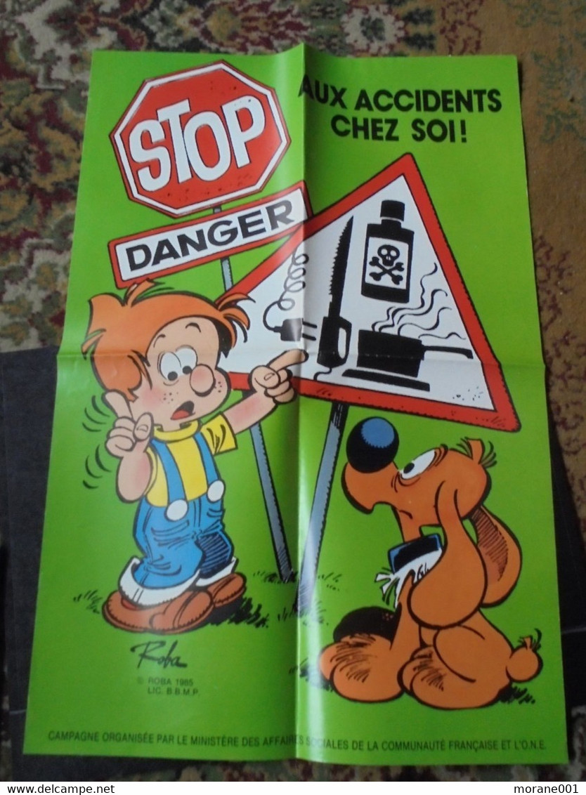Boule Et Bill  Affiche Promotionnelle  1985 Format 60 X 40 Roba Bon Etat - Afiches & Offsets