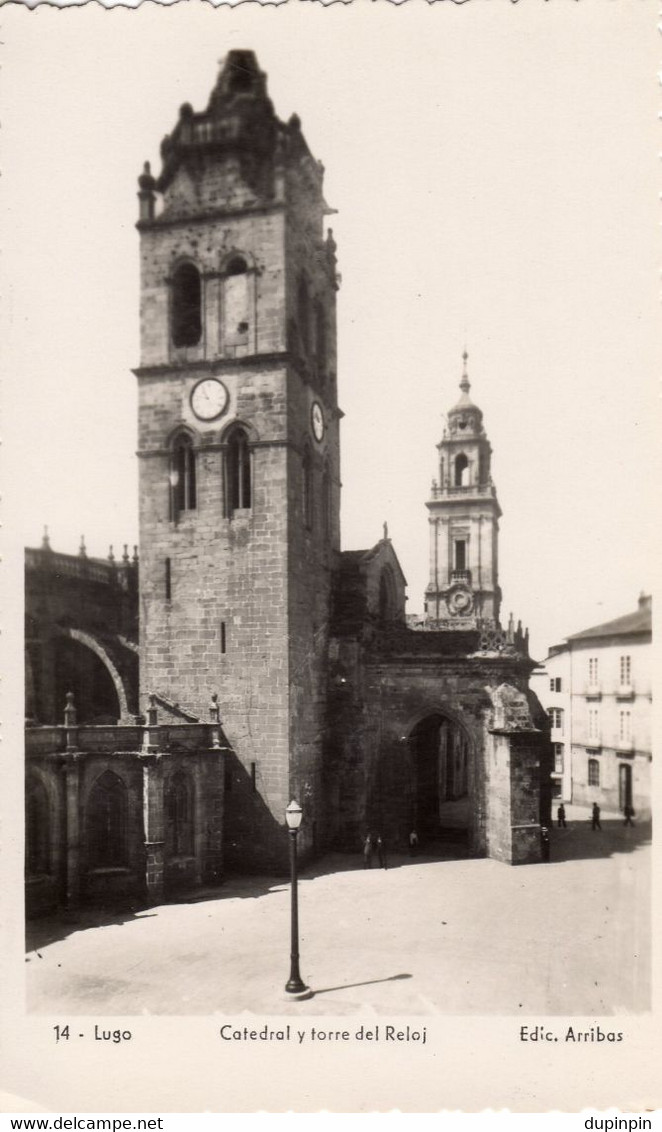 Lugo - Catedral Y Torre Del Reloj - Lugo