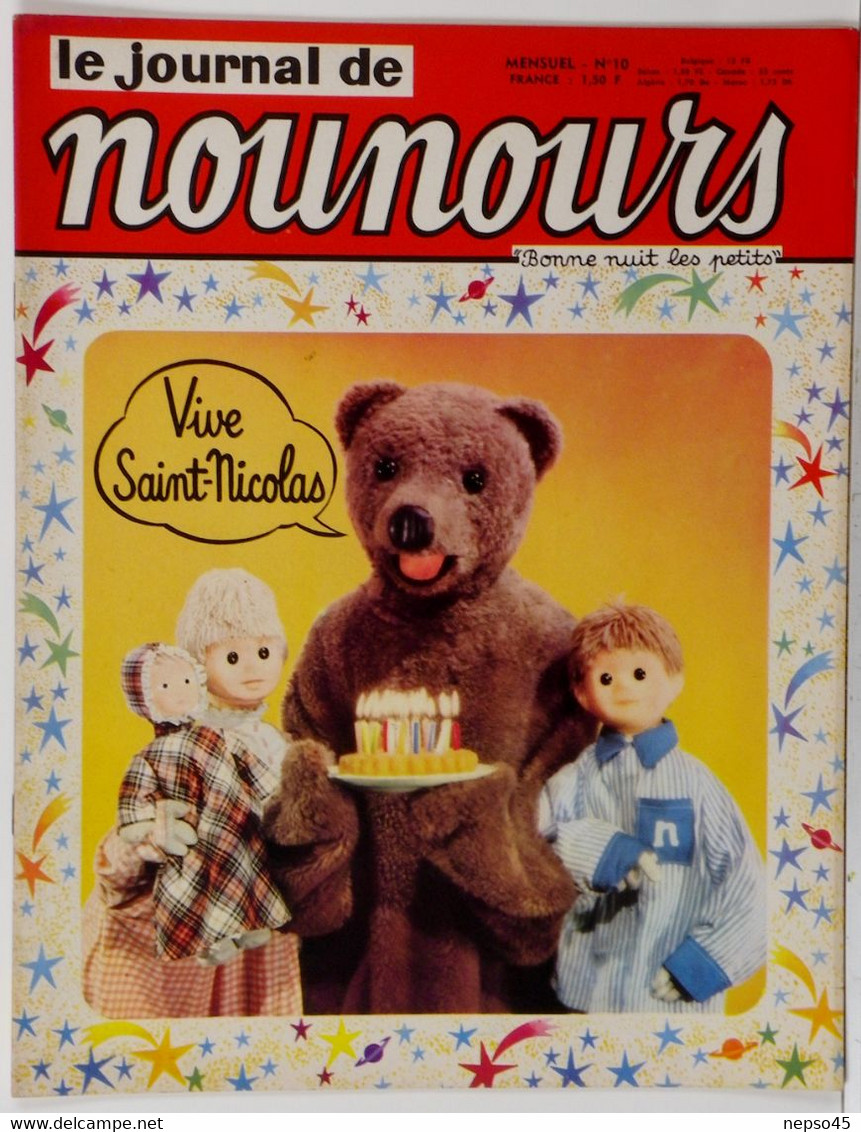 Le Journal De Nounours.bonne Nuit Les Petits.numéro 10 Décembre 1965. - Other & Unclassified