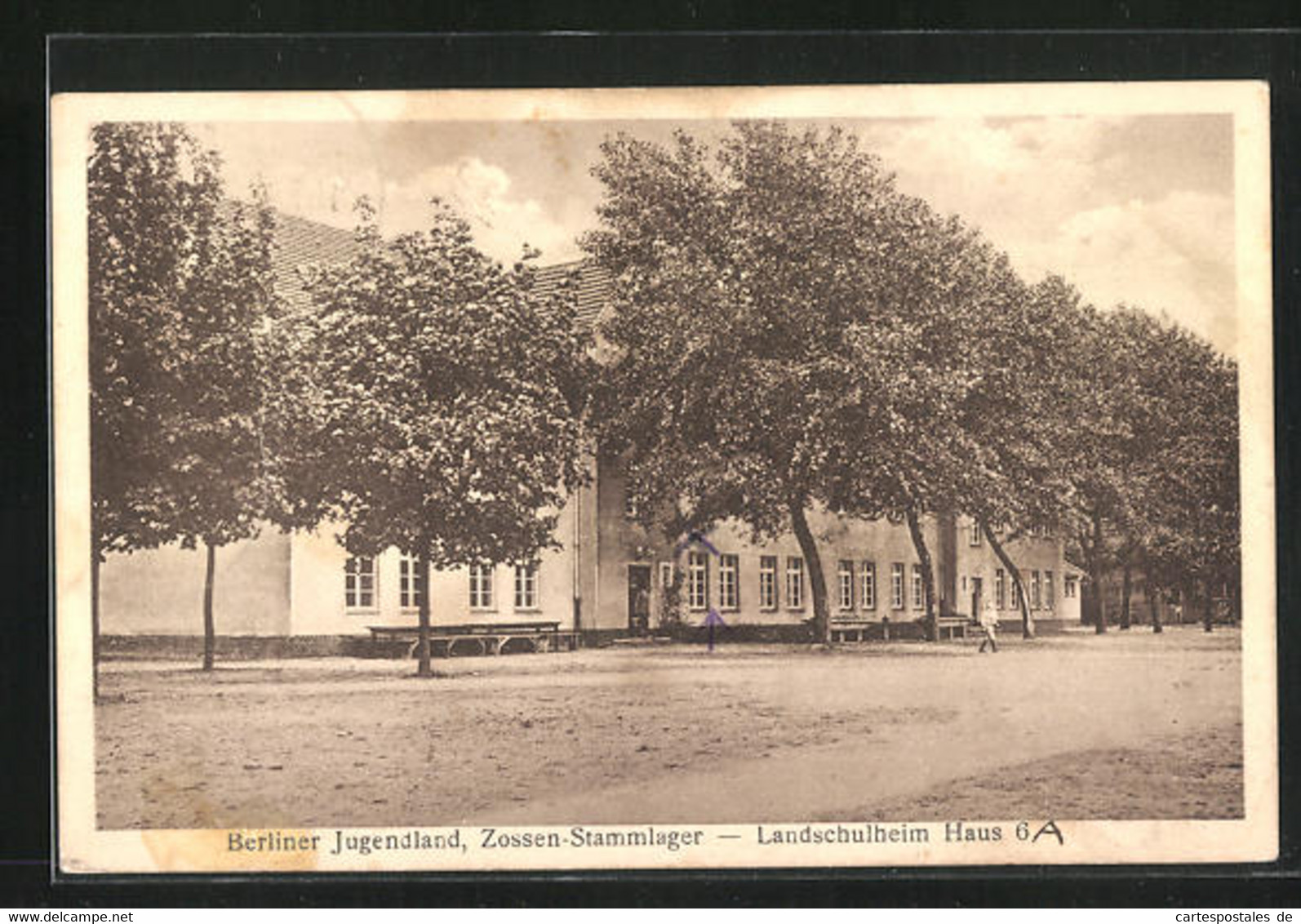 AK Zossen, Landschulheim Haus 6, Berliner Jugendland, Stammlager - Zossen