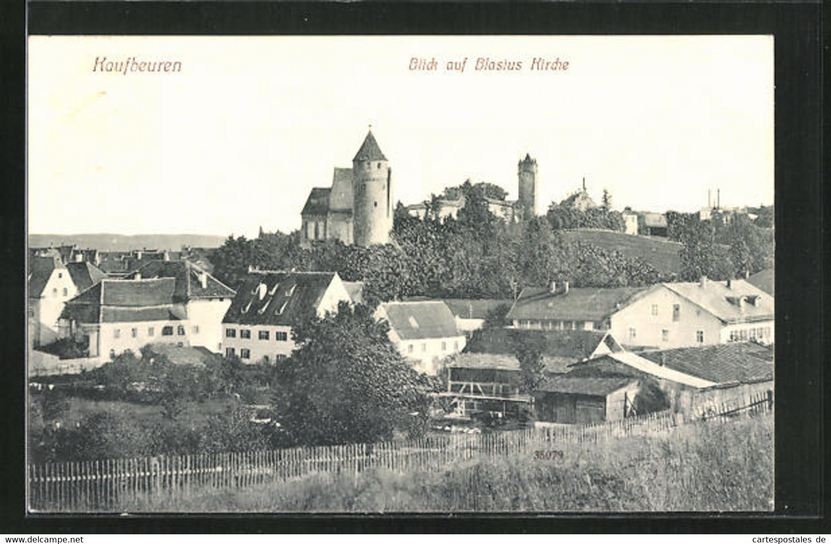 AK Kaufbeuren, Blick Auf Blasius Kirche - Kaufbeuren