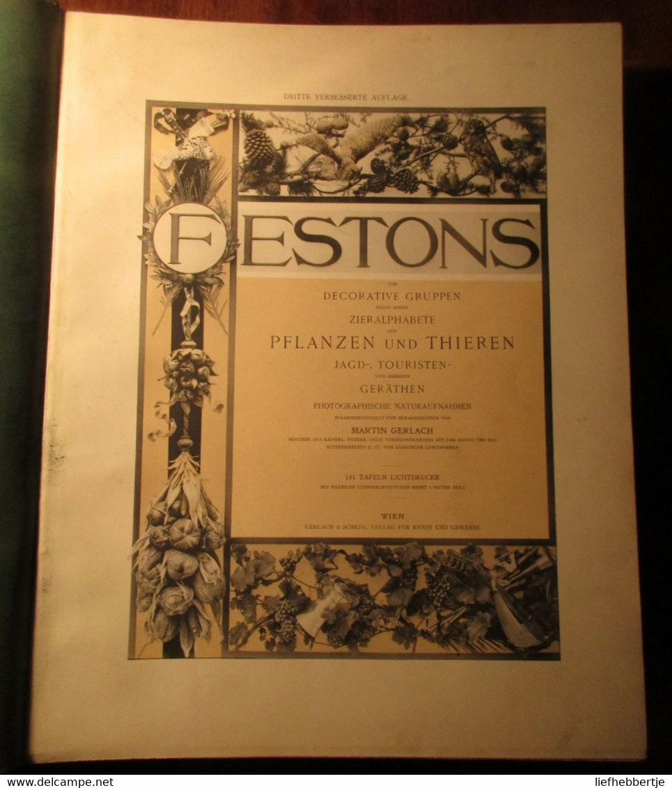 Festons Et Groupes Décoratifs Composés De Plantes Et D'animaux - Par M. Gerlach - Art