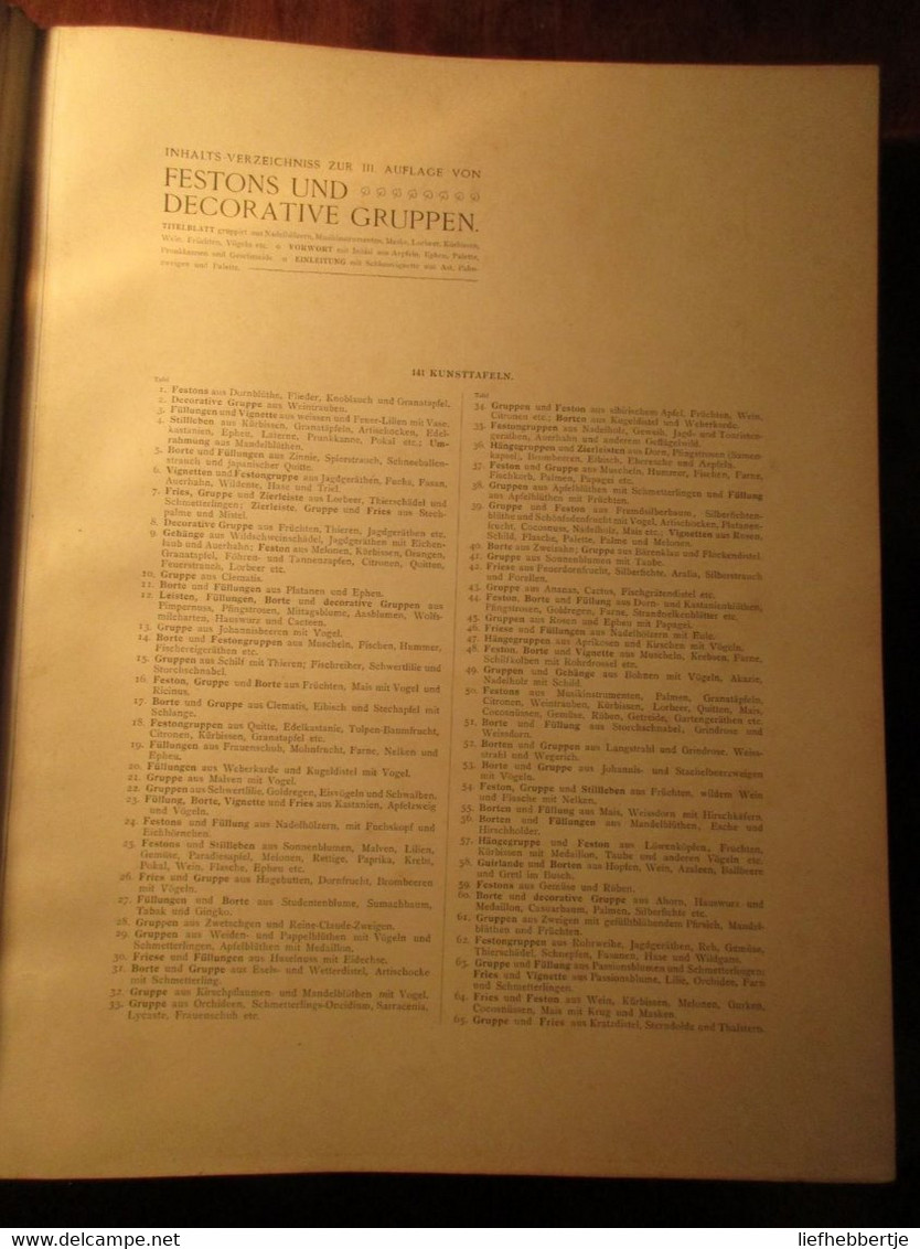 Festons Et Groupes Décoratifs Composés De Plantes Et D'animaux - Par M. Gerlach - Art