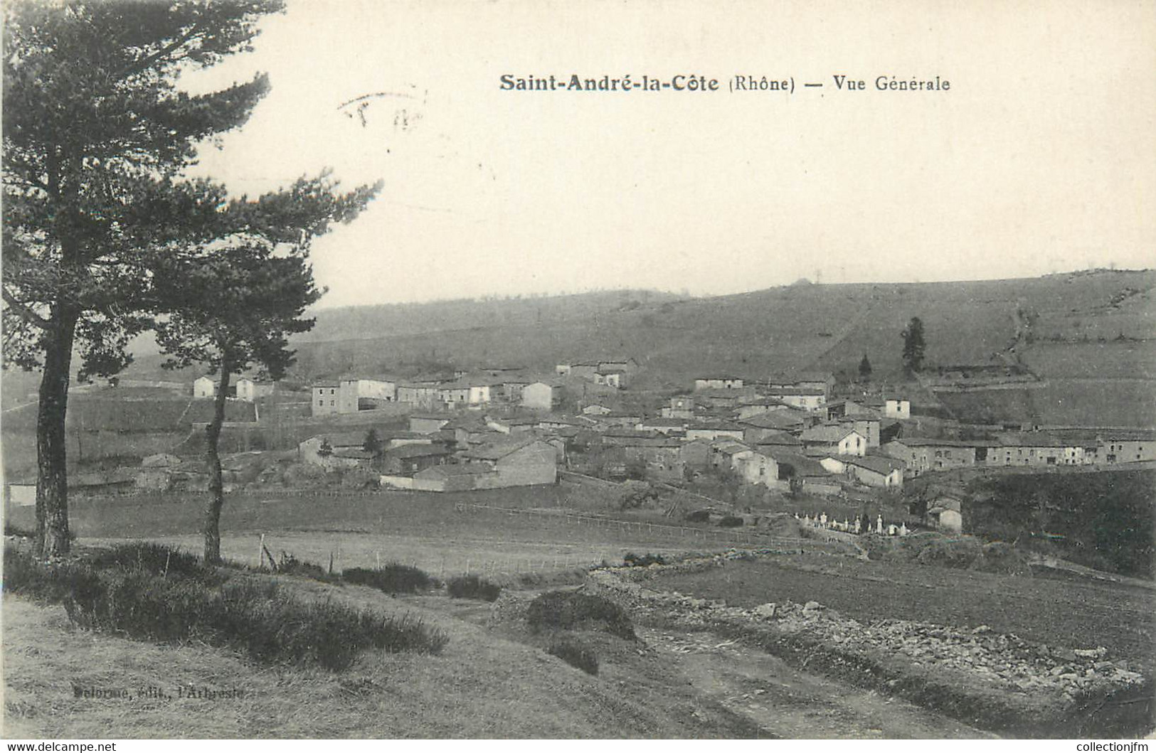 CPA FRANCE 69 " St André La Côte, Vue Générale" - Saint-André-la-Côte