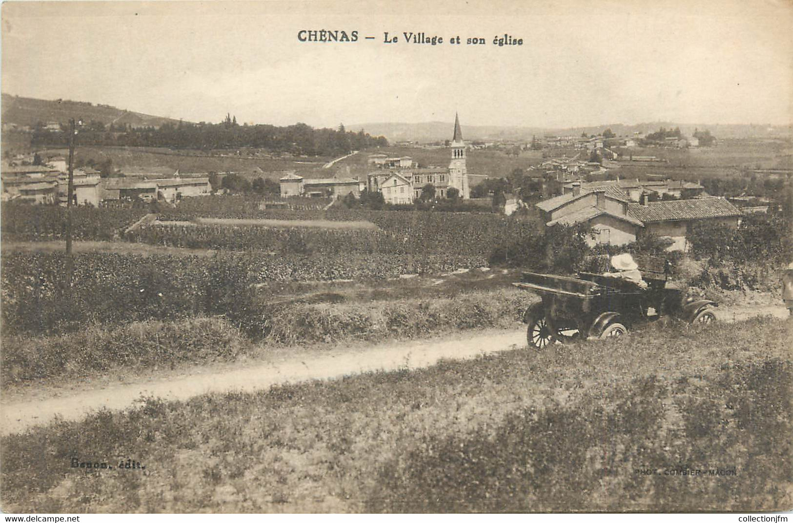 CPA FRANCE 69 " Chénas, Le Village" - Chenas