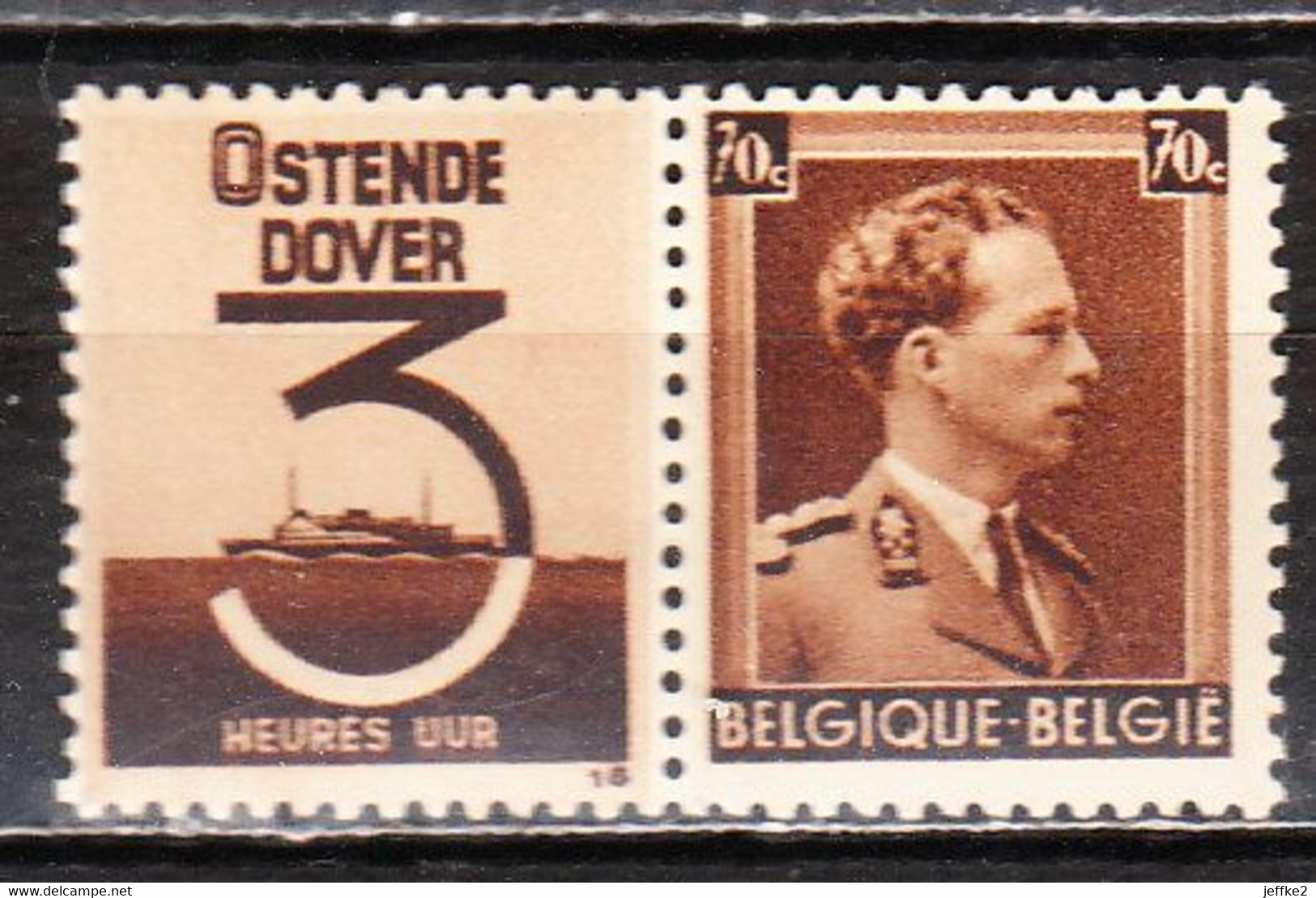 PU97**  Leopold III Col Ouvert - Oostende-Dover - MNH** - LOOK!!!! - Ungebraucht